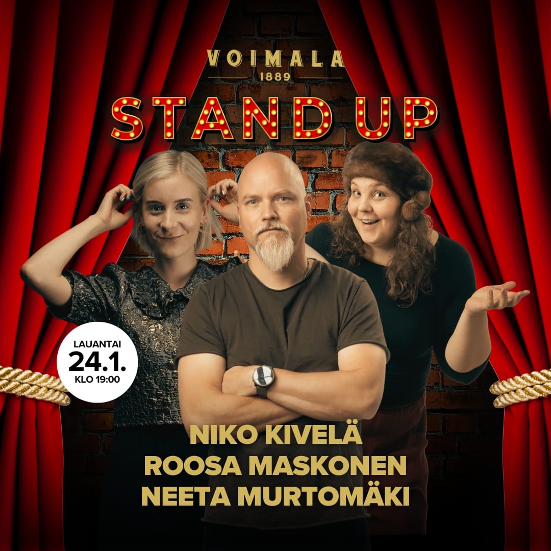 Niko Kivelä, Roosa Maskonen ja Neeta Murtomäki