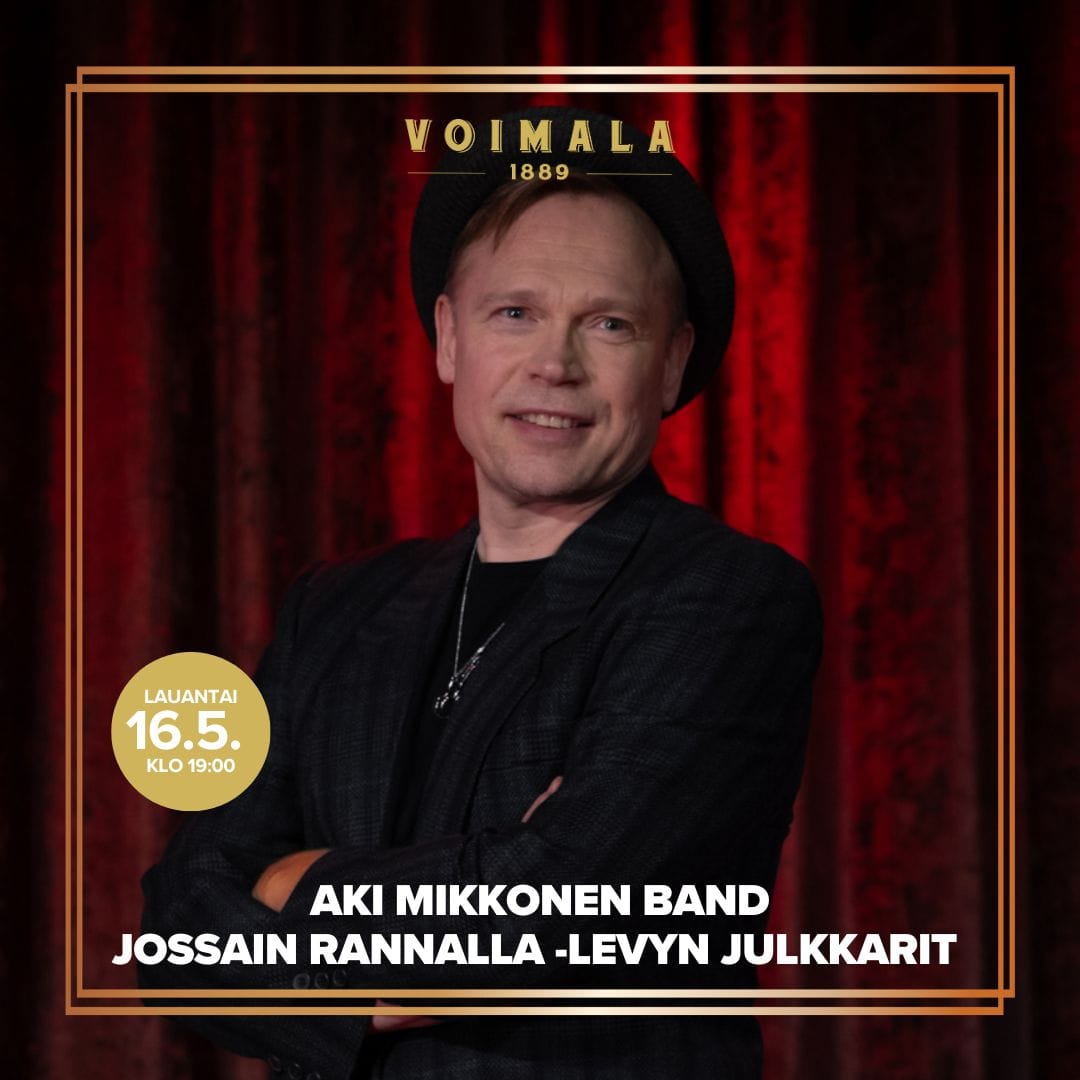 Aki Mikkonen Band - Jossain rannalla -levyn julkkarit